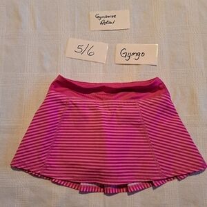 Gymboree Gymgo girls size small of 5-6 active wear skirt with modesty shorts